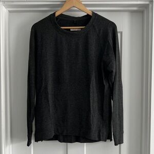 Crewneck Women's Lightweight Charcoal Sweater - 232